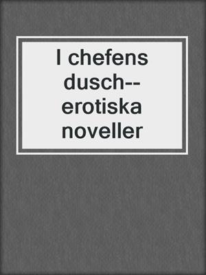 I chefens dusch--erotiska noveller