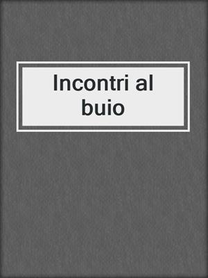 cover image of Incontri al buio