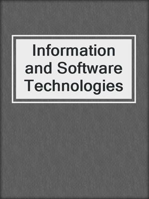 Information and Software Technologies