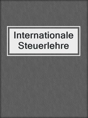 Internationale Steuerlehre