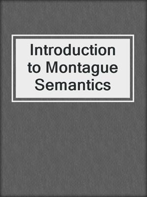 Introduction to Montague Semantics