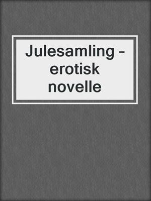 cover image of Julesamling – erotisk novelle