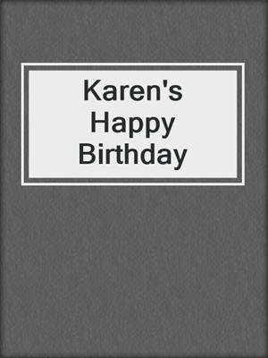 cover image of Karen's Happy Birthday