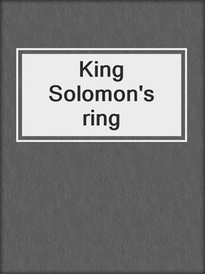 King Solomon's ring