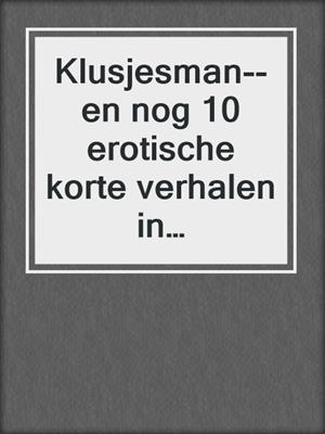Klusjesman--en nog 10 erotische korte verhalen in samenwerking met Erika Lust