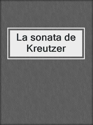 La sonata de Kreutzer