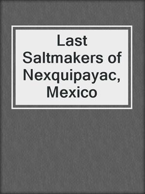 Last Saltmakers of Nexquipayac, Mexico
