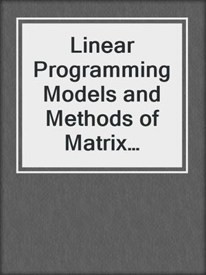 Linear Programming Models and Methods of Matrix Games with Payoffs of Triangular Fuzzy Numbers