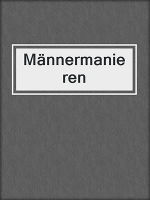 cover image of Männermanieren