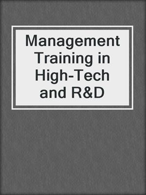 Management Training in High-Tech and R&D
