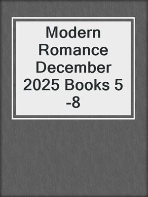 cover image of Modern Romance December 2025 Books 5-8