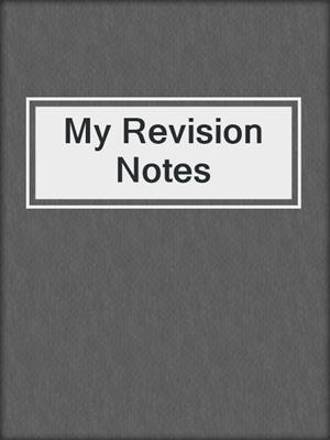cover image of My Revision Notes