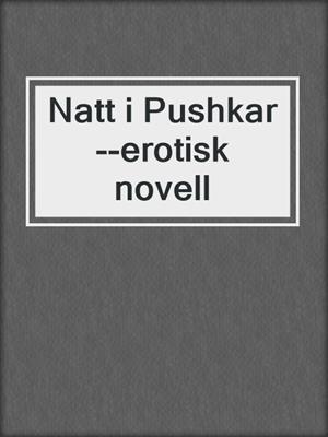 cover image of Natt i Pushkar--erotisk novell