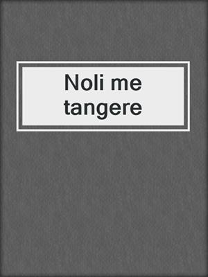 Noli me tangere