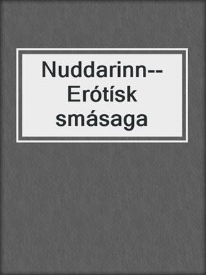 Nuddarinn-- Erótísk smásaga