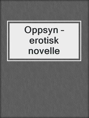 cover image of Oppsyn – erotisk novelle