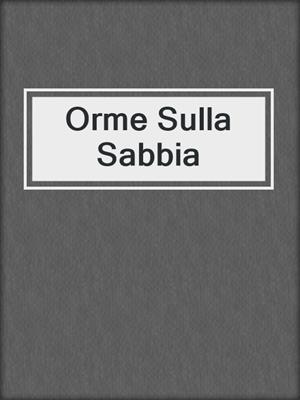 cover image of Orme Sulla Sabbia