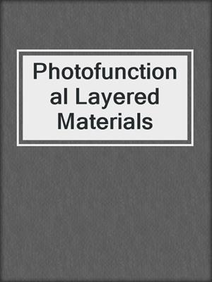Photofunctional Layered Materials