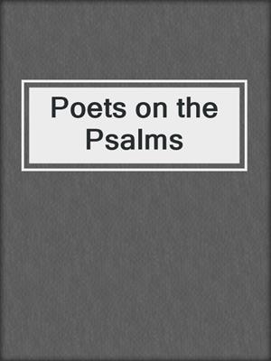 cover image of Poets on the Psalms