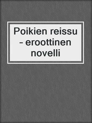 cover image of Poikien reissu – eroottinen novelli