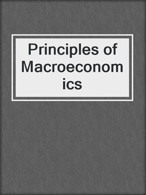 Principles of Macroeconomics