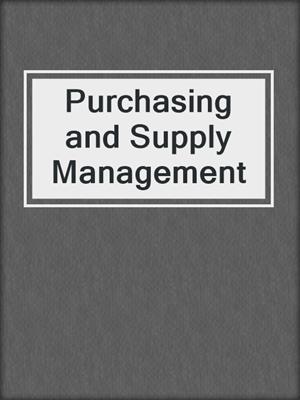 Purchasing and Supply Management