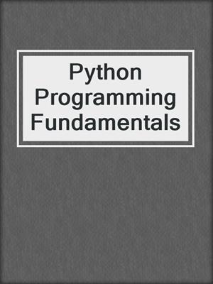 Python Programming Fundamentals