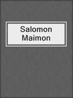 Salomon Maimon