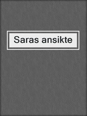 cover image of Saras ansikte