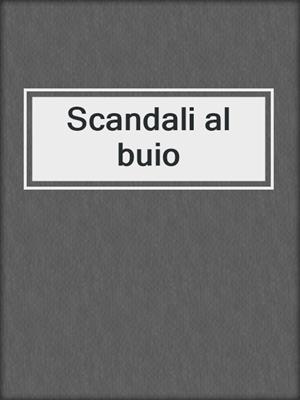 cover image of Scandali al buio