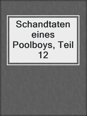 cover image of Schandtaten eines Poolboys, Teil 12