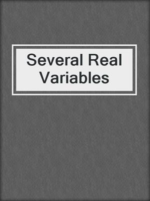 Several Real Variables