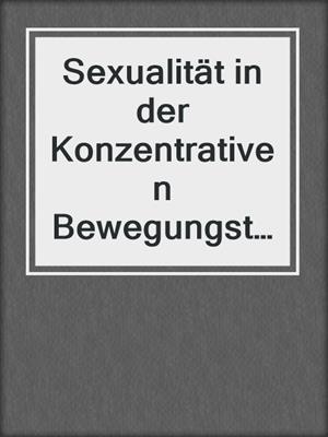 cover image of Sexualität in der Konzentrativen Bewegungstherapie