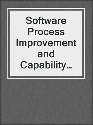 Software Process Improvement and Capability Determination