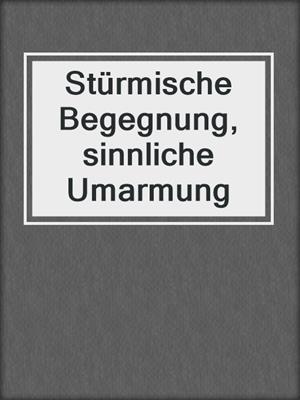 cover image of Stürmische Begegnung, sinnliche Umarmung