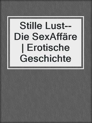 cover image of Stille Lust--Die SexAffäre | Erotische Geschichte