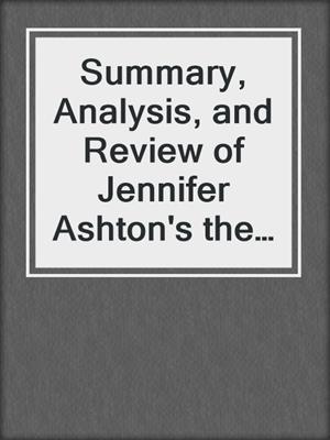 Summary, Analysis, and Review of Jennifer Ashton's the Self-Care Solution