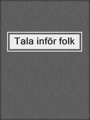 Tala inför folk