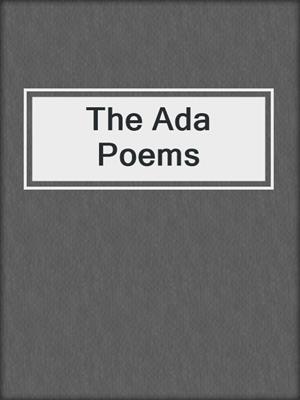 cover image of The Ada Poems