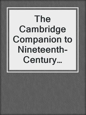 cover image of The Cambridge Companion to Nineteenth-Century American Women's Writing