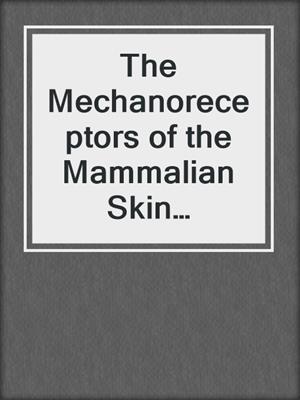 The Mechanoreceptors of the Mammalian Skin Ultrastructure and Morphological Classification