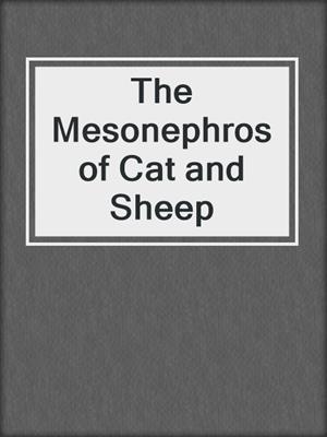 The Mesonephros of Cat and Sheep