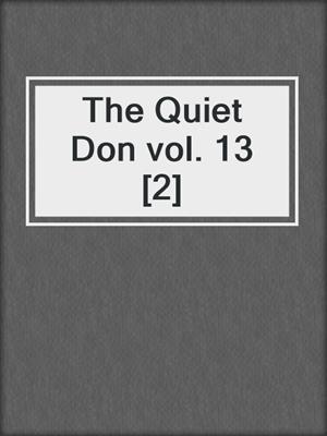 The Quiet Don vol. 13 [2]