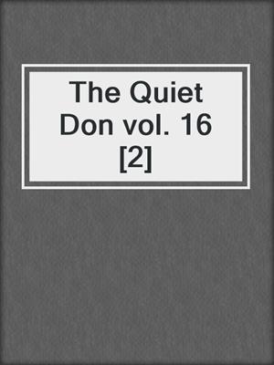 The Quiet Don vol. 16 [2]
