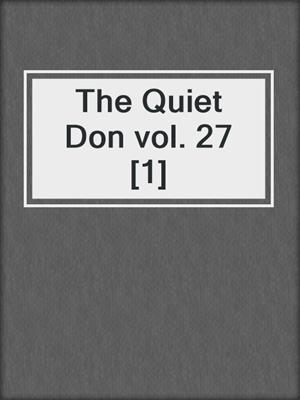 The Quiet Don vol. 27 [1]