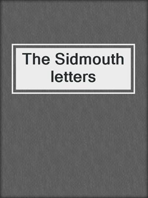 The Sidmouth letters