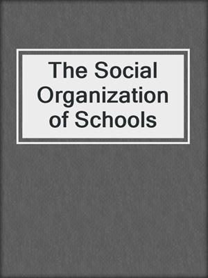 The Social Organization of Schools