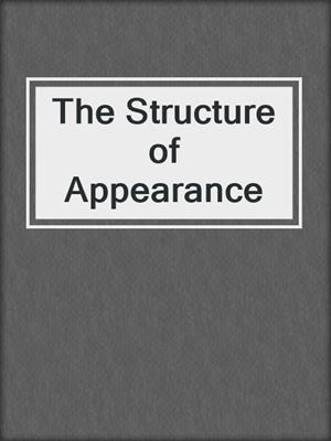 The Structure of Appearance