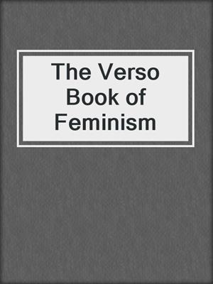 cover image of The Verso Book of Feminism