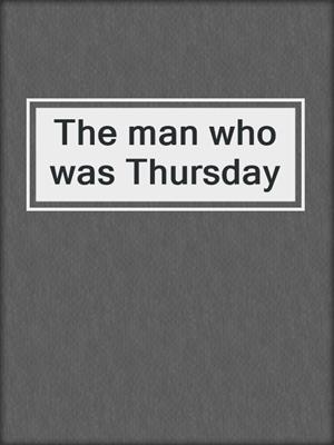 The man who was Thursday